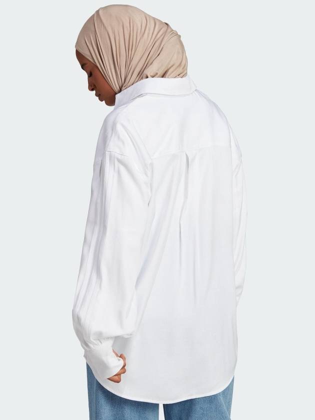 Oversized Shirt IR9790 White WOMENS - ADIDAS - BALAAN 2