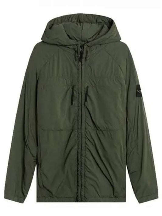 Comfort Tech Composite Light Hooded Jacket Dark Green - STONE ISLAND - BALAAN 2