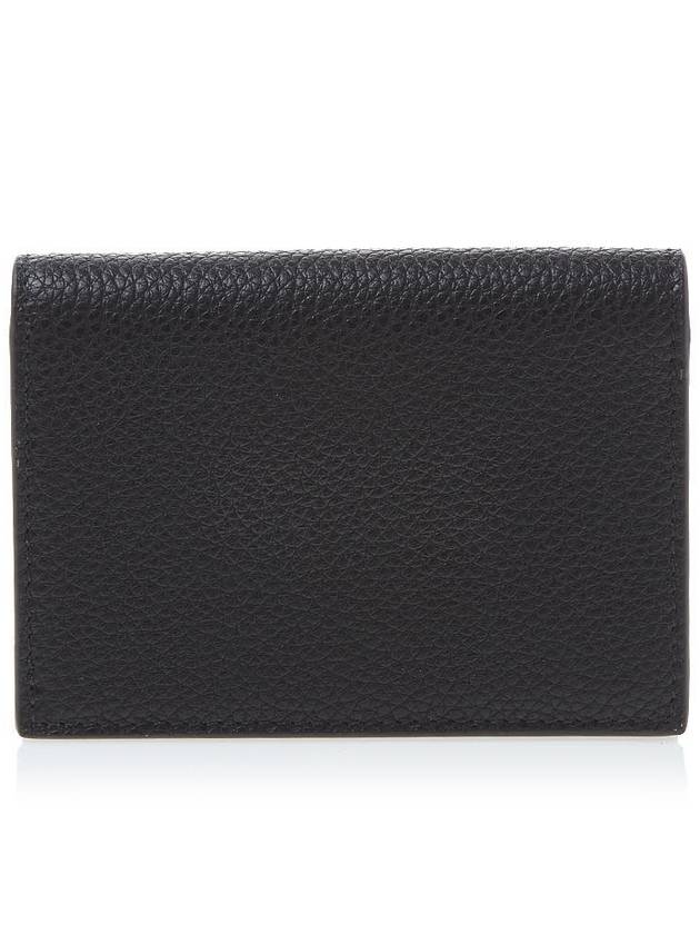 Gancini Compact Card Wallet Black - SALVATORE FERRAGAMO - BALAAN 4