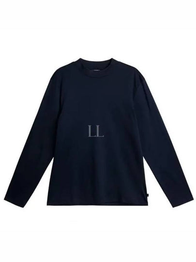 Ace Mock Neck Long Sleeve T-Shirt Navy - J.LINDEBERG - BALAAN 2