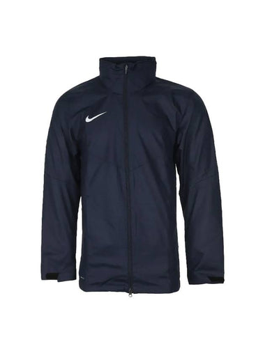 Academy 18 Rain Hooded Jacket Navy - NIKE - BALAAN 1