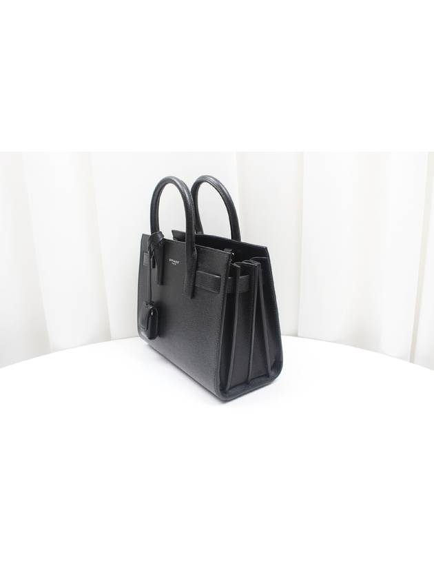 Sac de Jour Nano Top Handle Tote Shoulder Bag Black 392035 - SAINT LAURENT - BALAAN 4