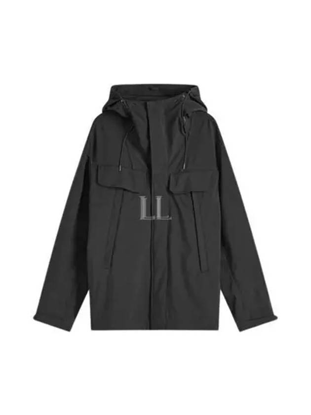 Men's Shell R Double Pocket Hooded Jacket Black - CP COMPANY - BALAAN 2