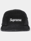 patch logo denim men s camp cap FW24H37 BLACK - SUPREME - BALAAN 3