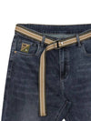 Men's slim fit thin spandex casual daily jeans AJN165 - IKALOOOK - BALAAN 4