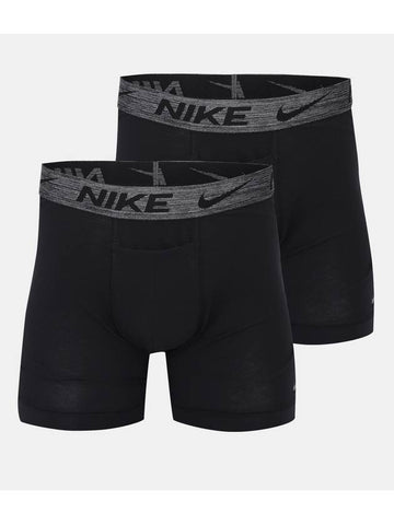 Reluxe Boxer Brief Black 2 Packs - NIKE - BALAAN 1