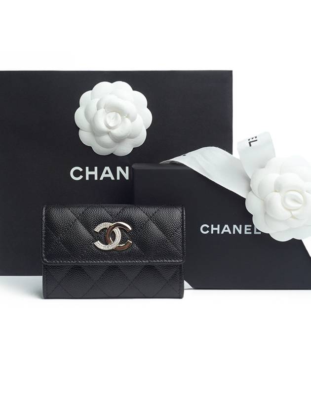 Gold caviar card wallet black - CHANEL - BALAAN 2