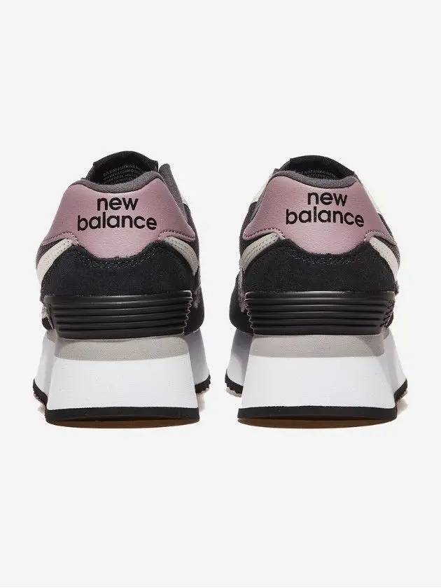 574+ Low Top Sneakers Black Pink - NEW BALANCE - BALAAN 4