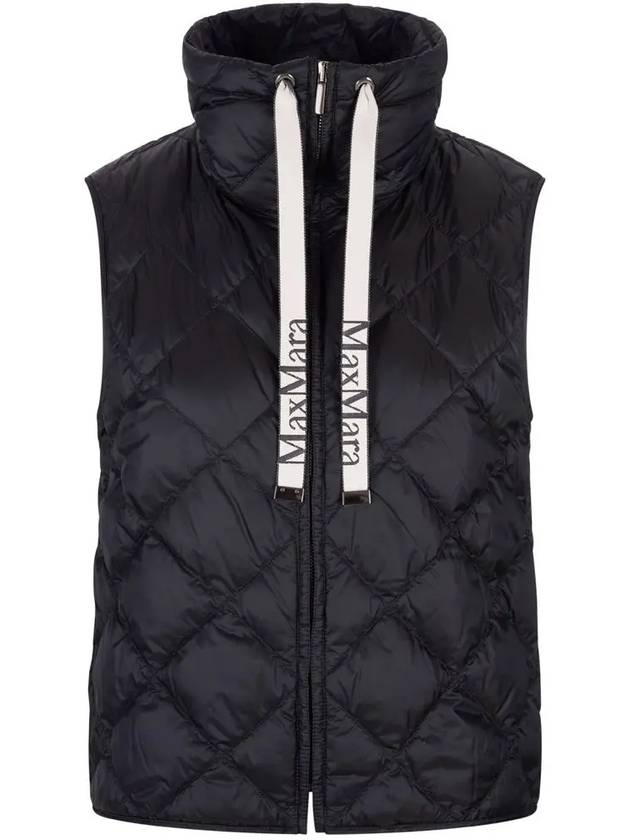 Tregic Water Repellant Technical Canvas Vest Black - MAX MARA - BALAAN 3