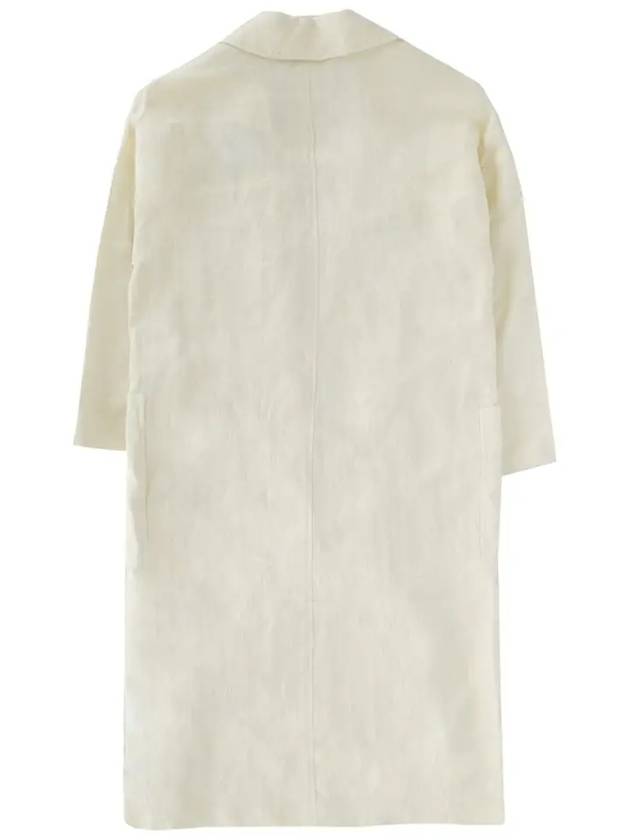 FIGURA Linen Belted Long Coat Ecru 2361210331 001 - MAX MARA - BALAAN 3