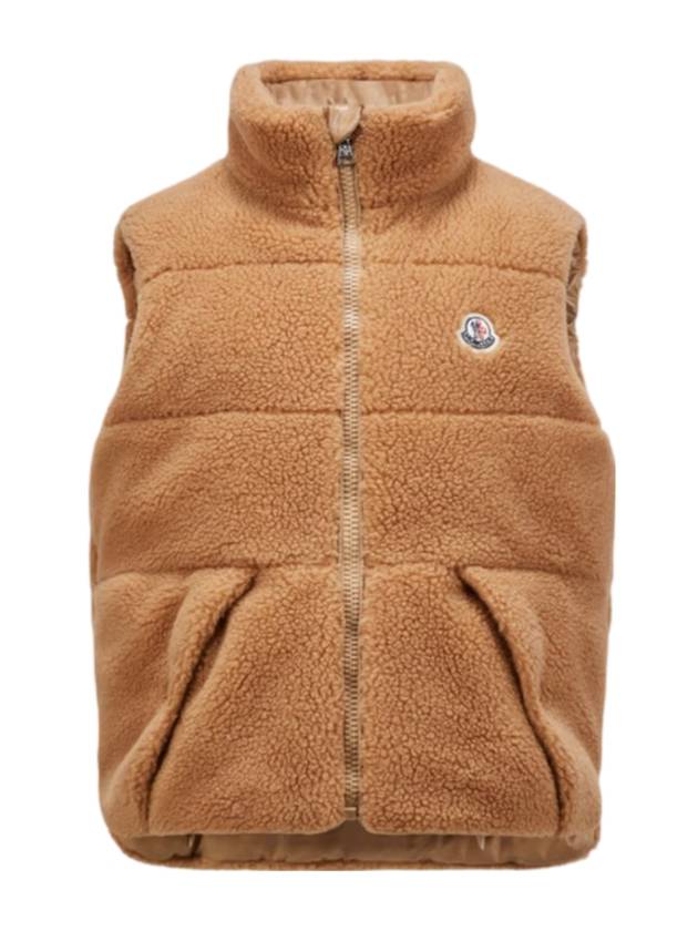 Kids Colbricon Reversible Vest Beige - MONCLER - BALAAN 1