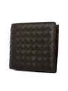 Intrecciato Weaving Half Wallet Espresso - BOTTEGA VENETA - BALAAN 3