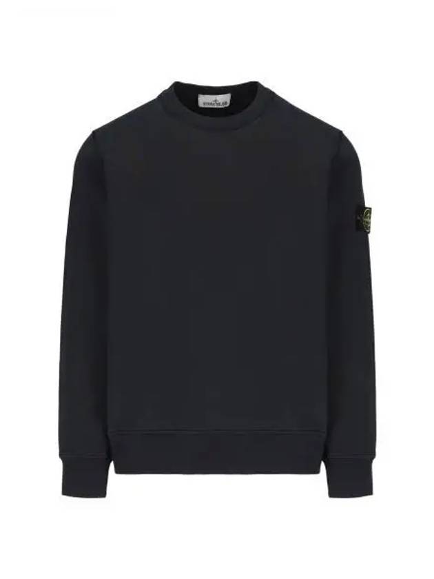 Wappen Patch Garment Dyed Sweatshirt Navy - STONE ISLAND - BALAAN 2