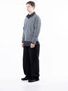 Men s M243TP07GR Dense Cable V neck Knit Gray - CHANCE'S NOI - BALAAN 5