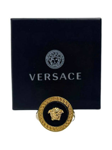 Medusa Logo Ring DG57285 - VERSACE - BALAAN 1