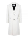 structured wool single coat offwhite - AMI - BALAAN.