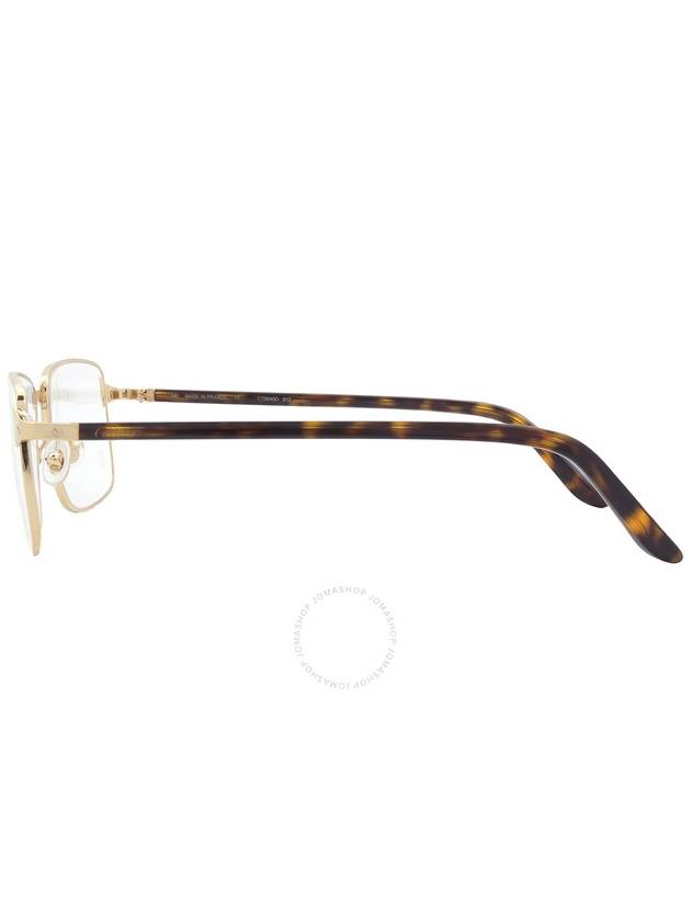 Cartier Demo Rectangular Men's Eyeglasses CT0040O 012 57 - CARTIER - BALAAN 3