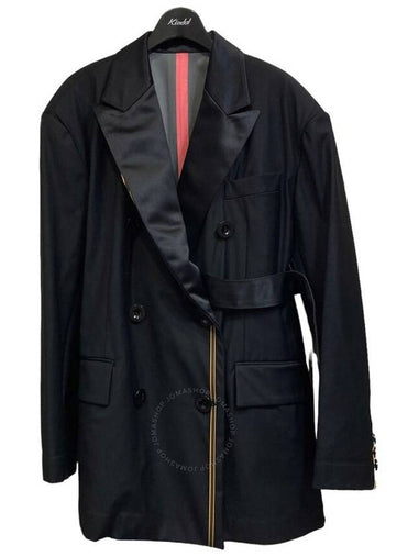 Sacai Ladies Black Loro Piana Suiting Jacket, Brand Size 2 (Medium) - SACAI - BALAAN 1