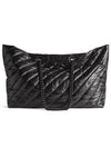 Crush Large Quilted Carry All Tote Bag Black - BALENCIAGA - BALAAN 5