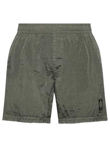 Nylon Metal Econyl Swim Shorts Khaki - STONE ISLAND - BALAAN 1