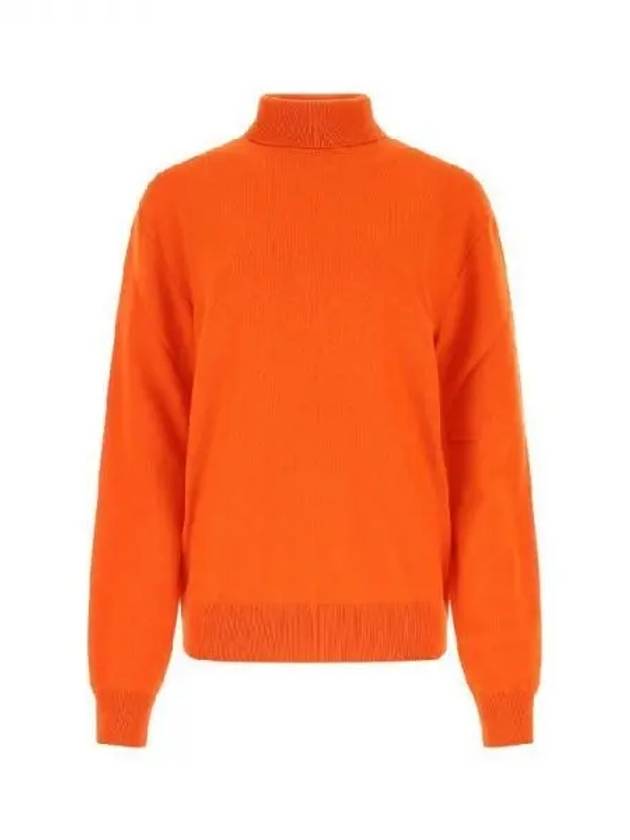 Orange cashmere high neck knit top 270445 - THE ROW - BALAAN 1