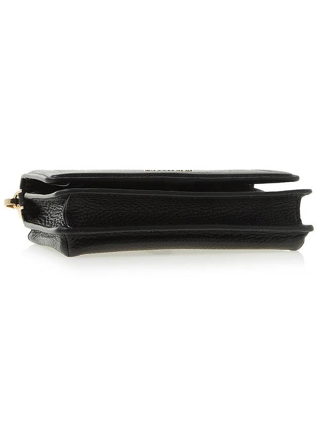 Jet Set Small Pebbled Leather Smartphone Convertible Cross Bag Black - MICHAEL KORS - BALAAN 6