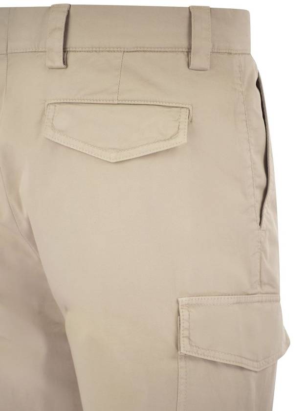 Garment-Dyed Leisure Fit Straight Pants Beige - BRUNELLO CUCINELLI - BALAAN 5