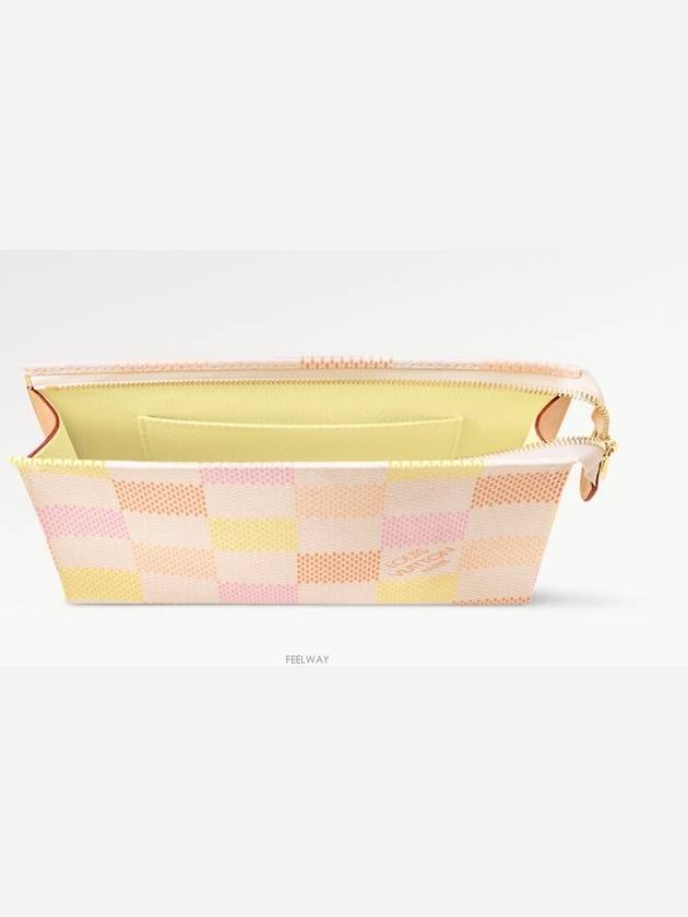 Toilet Canvas Pouch Bag Peach - LOUIS VUITTON - BALAAN 4