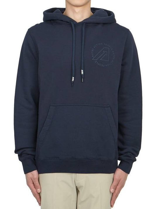 Men's brushed hoodie HOIM 414B BLUE - AUTRY - BALAAN 1