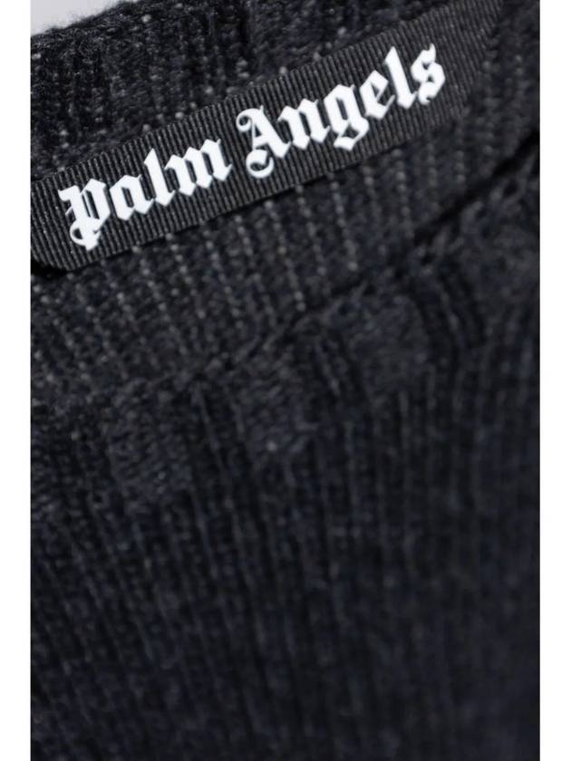 Curved logo sweater - PALM ANGELS - BALAAN 5