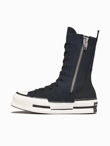 Chuck 70 Plus X-High High Top Sneakers Black - CONVERSE - BALAAN 1