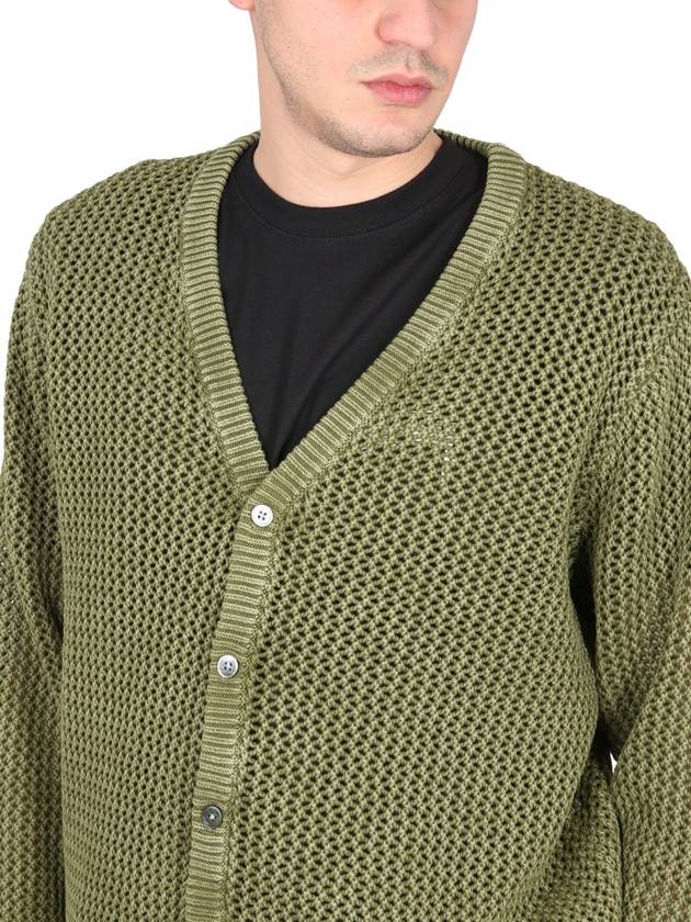 V-NECK CARDIGAN - STUSSY - BALAAN 4