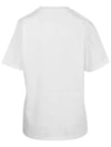 Logo Print Cotton Jersey Short Sleeve T-Shirt Off White - MONCLER - BALAAN 3