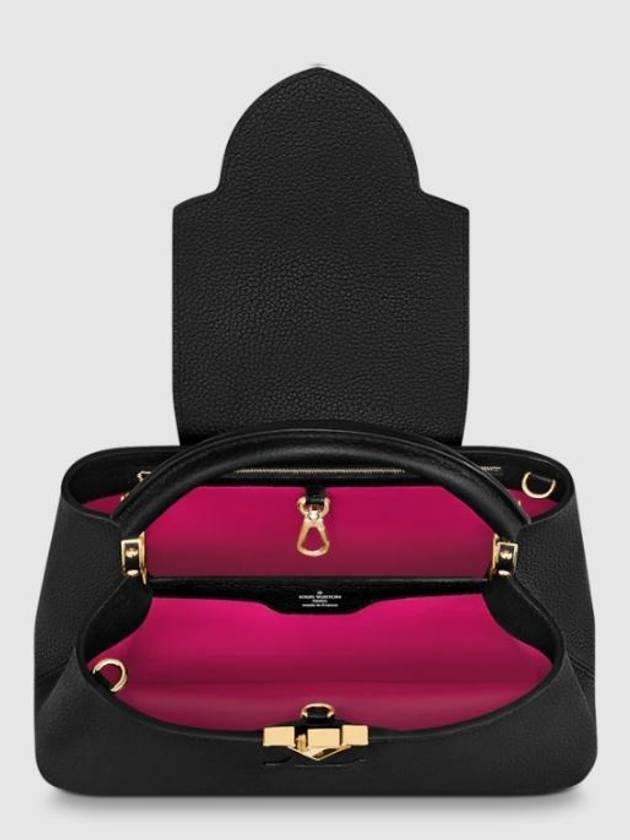 Capucines MM Taurillon Cross Bag Black - LOUIS VUITTON - BALAAN 9