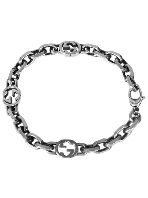 Interlocking G Chain Bracelet Silver - GUCCI - BALAAN 2