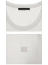 Studios Men's Nash Face Crewneck Short Sleeve T-Shirt White - ACNE STUDIOS - BALAAN 7