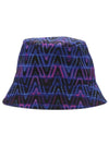 Reversible Neon Bucket Hat - VALENTINO - BALAAN.
