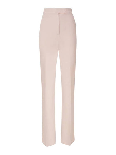 Norcia Viscose Straight Pants Powder Pink - MAX MARA - BALAAN 2