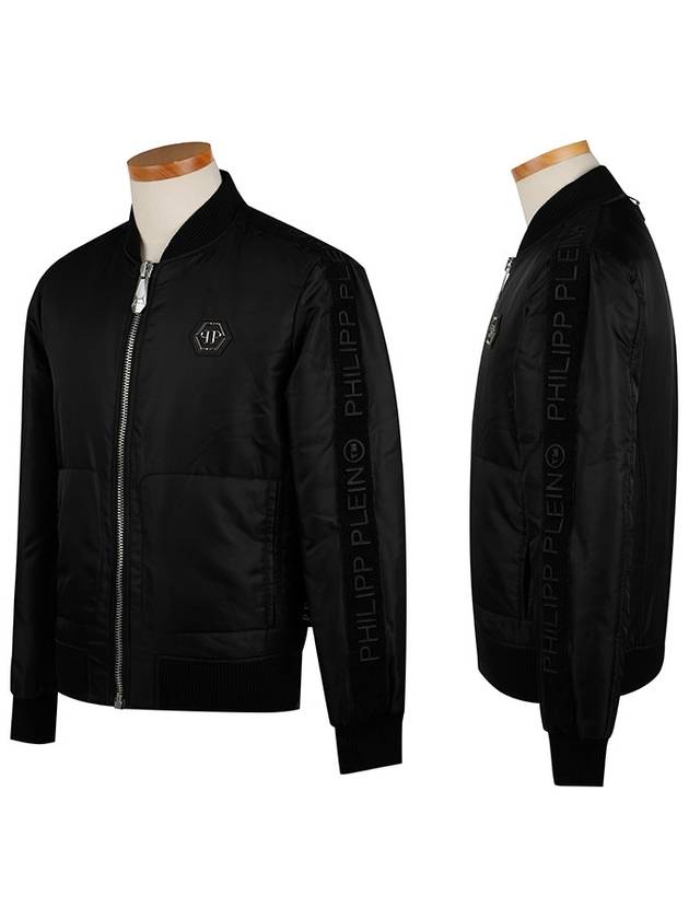 Logo Bomber Jacket Black - PHILIPP PLEIN - BALAAN 3