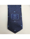 Men s tie silk CC logo navy AAA053 - CHANEL - BALAAN 7