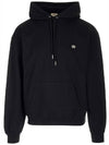 Triomphe Loose Cotton Cashmere Hoodie Black - CELINE - BALAAN 2