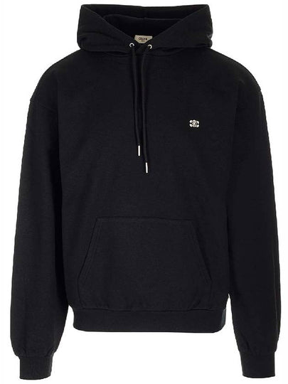 Triomphe Loose Cotton Cashmere Hoodie Black - CELINE - BALAAN 2