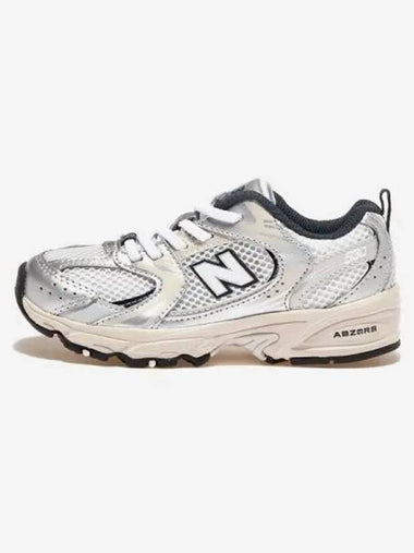 Kids 530 Bungee Low Top Sneakers White - NEW BALANCE - BALAAN 1