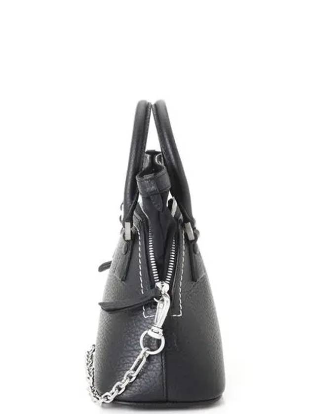 5AC Classique Micro Tote Bag Black - MAISON MARGIELA - BALAAN 3