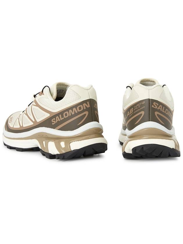 XT 6 Logo Low-Top Sneakers Almond Milk - SALOMON - BALAAN 7