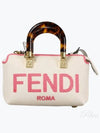 By The Way Small Canvas Tote Bag Red White - FENDI - BALAAN 2