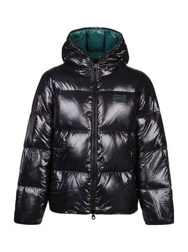 down padded jacket black - DUVETICA - BALAAN 1