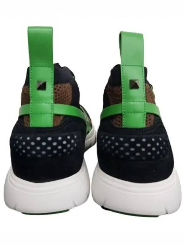 S0A57 GHB 19N Sound High Top Sneakers Green - VALENTINO - BALAAN 6