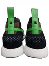 Sound Stretch Fabric High-Top Sneakers Green - VALENTINO - BALAAN 7