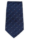 CC Logo Silk Tie Navy - CHANEL - BALAAN 5